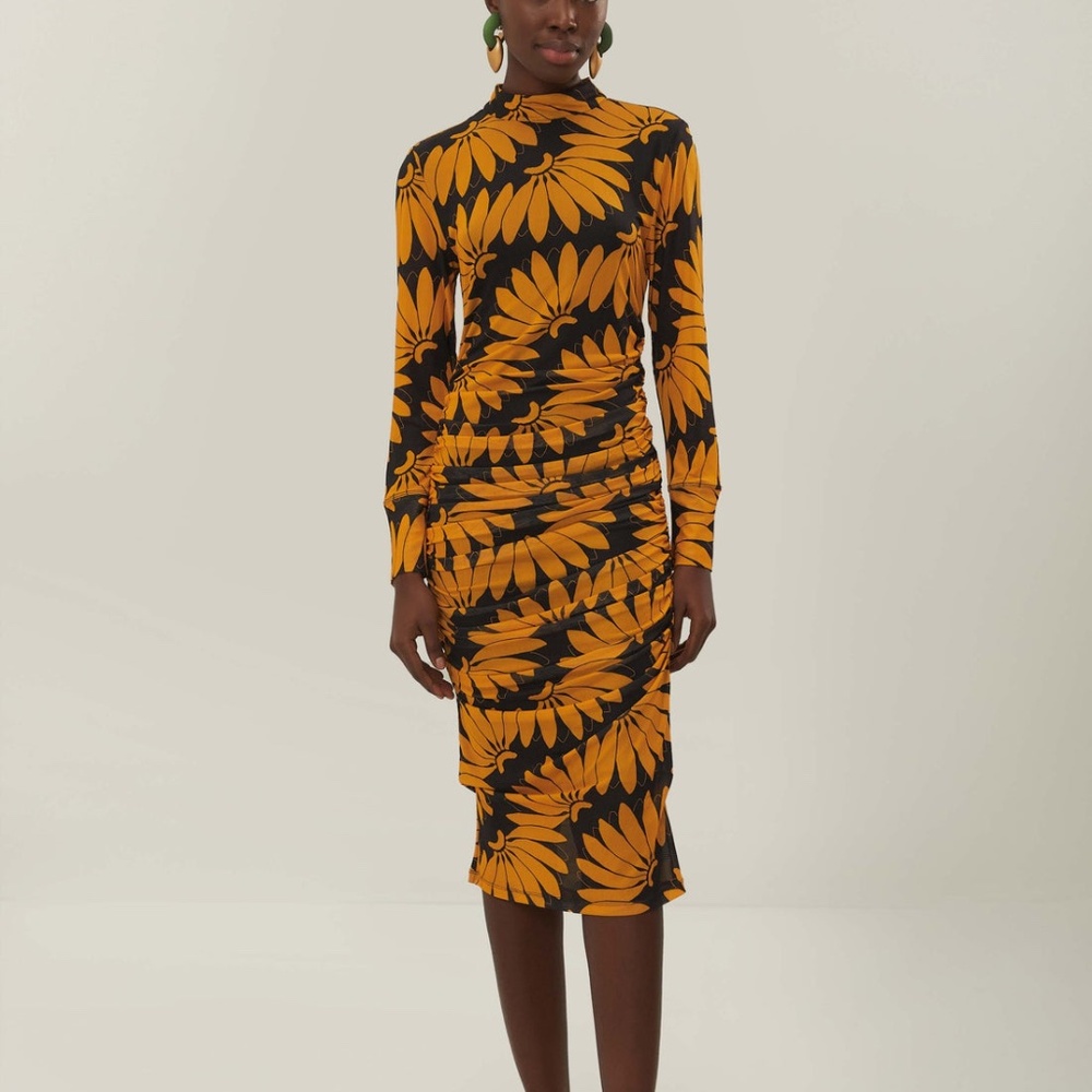 SOLD - Farm Rio - Copacabana tulle midi dress